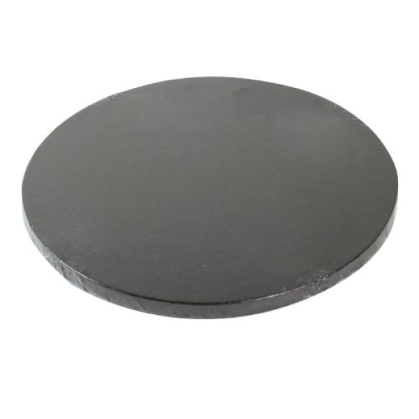 Cake Board Round 254mm (10") / Thickness 12mm / Black